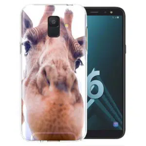 Coque drole de Girafe pour Samsung A6 2018