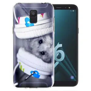 coque hamster fun pour Samsung A6 2018