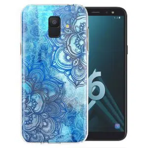 Coque Mandala Blue Lost pour Samsung Galaxy A6 2018 ( SM A600