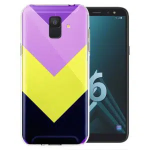 Coque Purple chevrons pour Samsung Galaxy A6 2018 ( SM A600