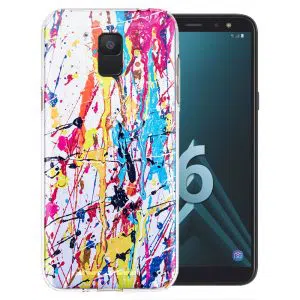 Coque Splash Paint Colors pour Samsung Galaxy A6 2018 ( SM A600 )
