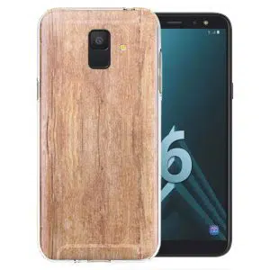 Coque texture bois pour Samsung Galaxy A6 2018 ( SM A600 )