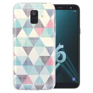 Coque Triangles vintage pour Samsung Galaxy A6 2018 ( SM A600 )