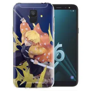 Coque Zenitsu demon Slayer pour Samsung Galaxy A6 2018