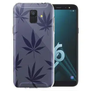 Coque Canabis leaf pattern pour Samsung Galaxy A6 2018 ( SM A600 )