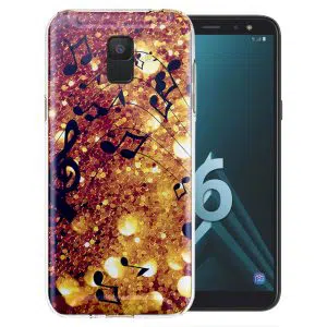 Coque Golden Music pour Samsung Galaxy A6 2018 ( SM A600 )
