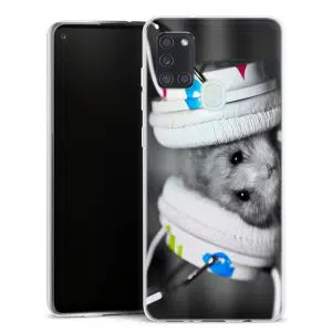 Coque personnalisée Funny Hamster Beat pour Samsung Galaxy A21S