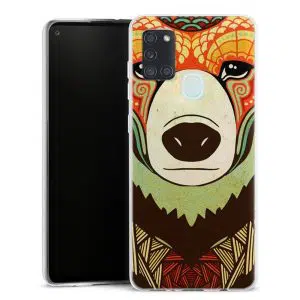 Coque personnalisée Ours Tribal pour Samsung Galaxy A21S