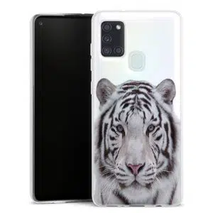Coque personnalisée Tigre Blanc pour Samsung Galaxy A21S