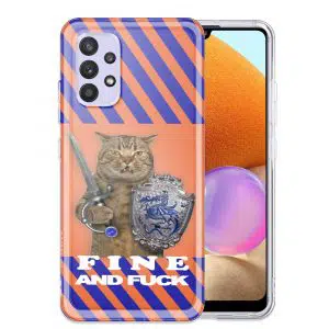 Coque Chat Fun and Fuck pour Samsung Galaxy A32 4G