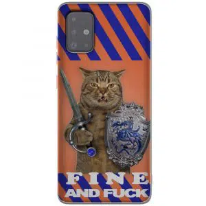 Coque Chat Fun and Fuck pour Samsung Galaxy A51