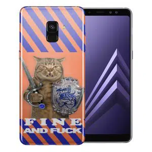 Coque Chat Fun and Fuck pour Samsung Galaxy A8 2018