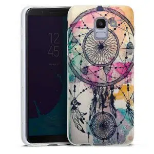 Coque portable Dreamcatcher Perle Beige pour Samsung Galaxy J6 2018