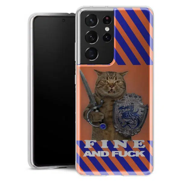 Coque Chat Fun and Fuck pour Samsung Galaxy S21 ultra