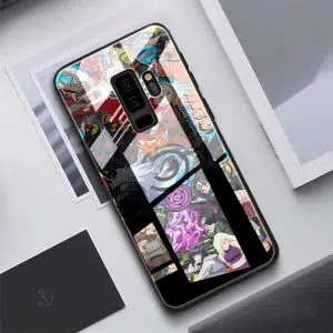 Coque téléphone Montage Naruto pour Samsung S9 en plexiglass