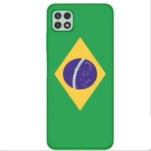 Coque portable A22 5G, A22 4G drapeau Bresilien