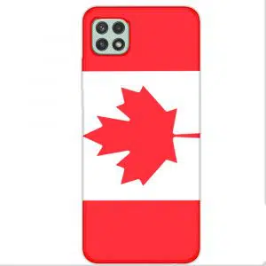 Coque portable A22 5G, A22 4G drapeau Canadien