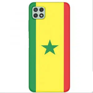 Coque portable A22 5G, A22 4G drapeau Senegalais