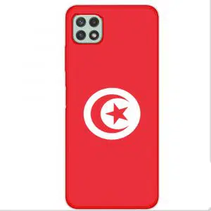 Coque portable A22 5G, A22 4G drapeau Tunisien