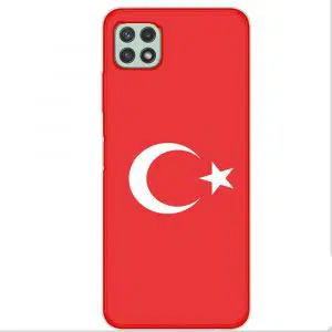 Coque portable A22 5G, A22 4G drapeau Turc