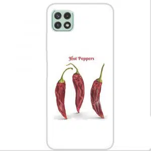 Coque télephone Samsung A22 Hot peppers et piments