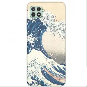 Coque A22 personnalisée motif kanagawa wave