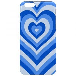 Coque Coeur Bleu Ocean pour smartphone Apple iPhone 6 en Silicone
