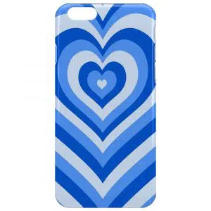 Coque Coeur Bleu Ocean pour smartphone Apple iPhone 6 en Silicone