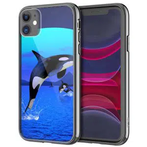Coque en Verre Trempé iPhone 13 Baleine