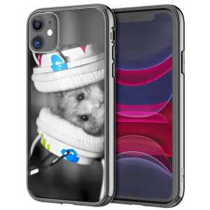 Coque en Plexi iPhone 13 Funny Hamster