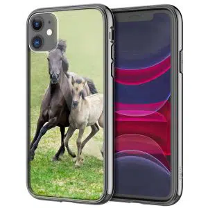 Coque en Plexi iPhone 13 Horses Wild