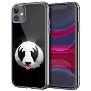Coque en Verre Trempé iPhone 13 Panda Punk