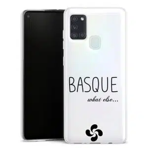 Coque portable Samsung Galaxy A21s motif Basque What Else