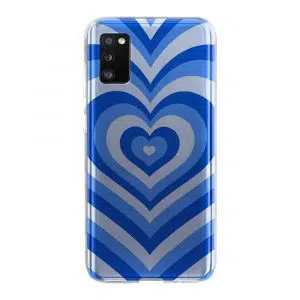 Coque Coeur Bleu Ocean pour smartphone Samsung Galaxy A42 5G en Silicone