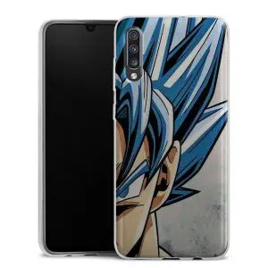 Coque Silicone Samsung Galaxy A70 personnalisée motif Manga Blue Sangoku