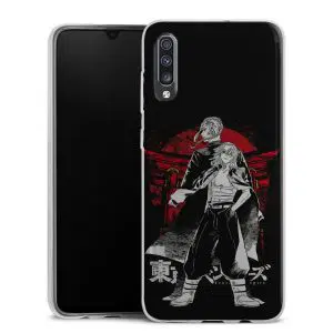 Coque Silicone Samsung Galaxy A70 personnalisée motif Manga Draken Mikey Tokyo Revenger