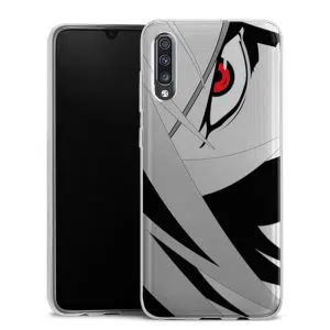 Coque Silicone Samsung Galaxy A70 personnalisée motif Manga Naruto Kakashi Oeil Sharingan