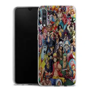 Coque Silicone Samsung Galaxy A70 personnalisée motif Manga One Piece Affiche 2