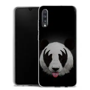 Coque pour Samsung galaxy A70 en Silicone Motif Panda Punk