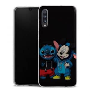 Coque Silicone Samsung Galaxy A70 personnalisée motif Manga Stitch X The Mouse
