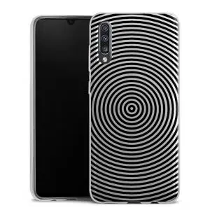 Coque téléphone personnalisée Samsung Galaxy A70 en silicone motif waves