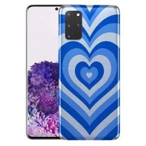 Coque Coeur Bleu Ocean pour smartphone Samsung Galaxy S20 en Silicone