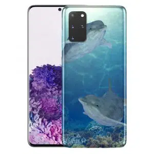 Coque Silicone Samsung Galaxy S20 Dauphins Heureux