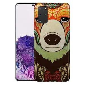 Coque Silicone Samsung Galaxy S20 Ours tribal colors