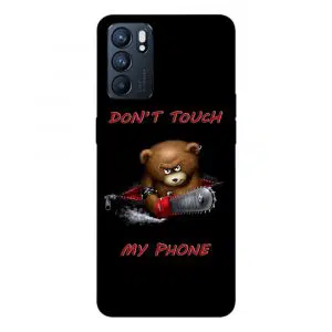 Coque pour Oppo Reno 6 5G pas cher motif Don't touch my phone
