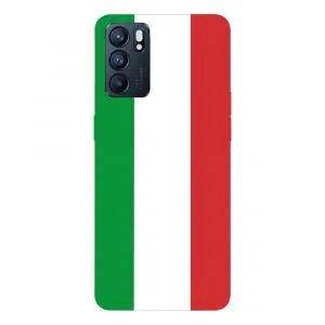 Coque drapeau ITalien pour Oppo Reno 6 5g en Silicone