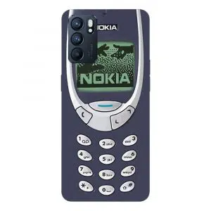 Coque pour Oppo Reno 6 5G pas cher motif Telephone Nokia 5210