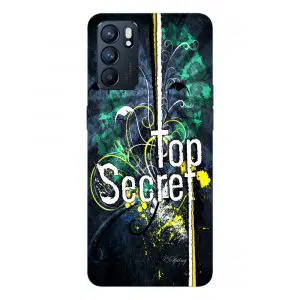 Coque pour Oppo Reno 6 5G pas cher motif Top Secret