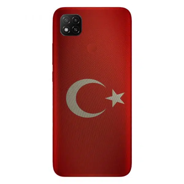 Coque Xiaomi Redmi 9C drapeau Turc vintage