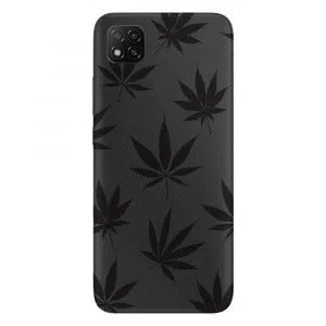 Redmi 9C : Coque en silicone Cannabis leaf pattern
